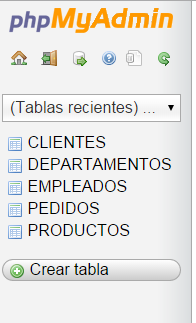 Sección SQL