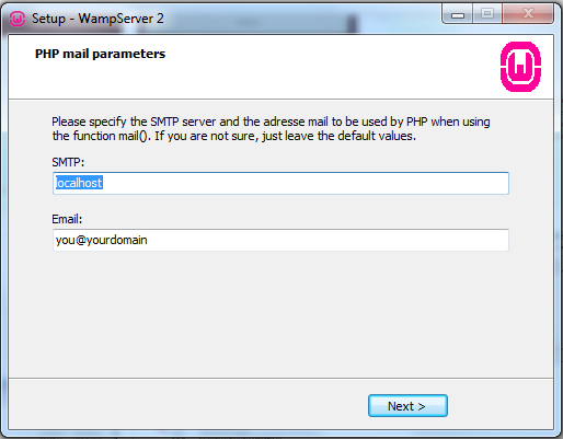 Comprobación de WAMP en localhost