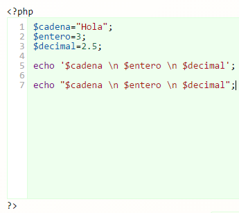 Ejemplo de while en PHP