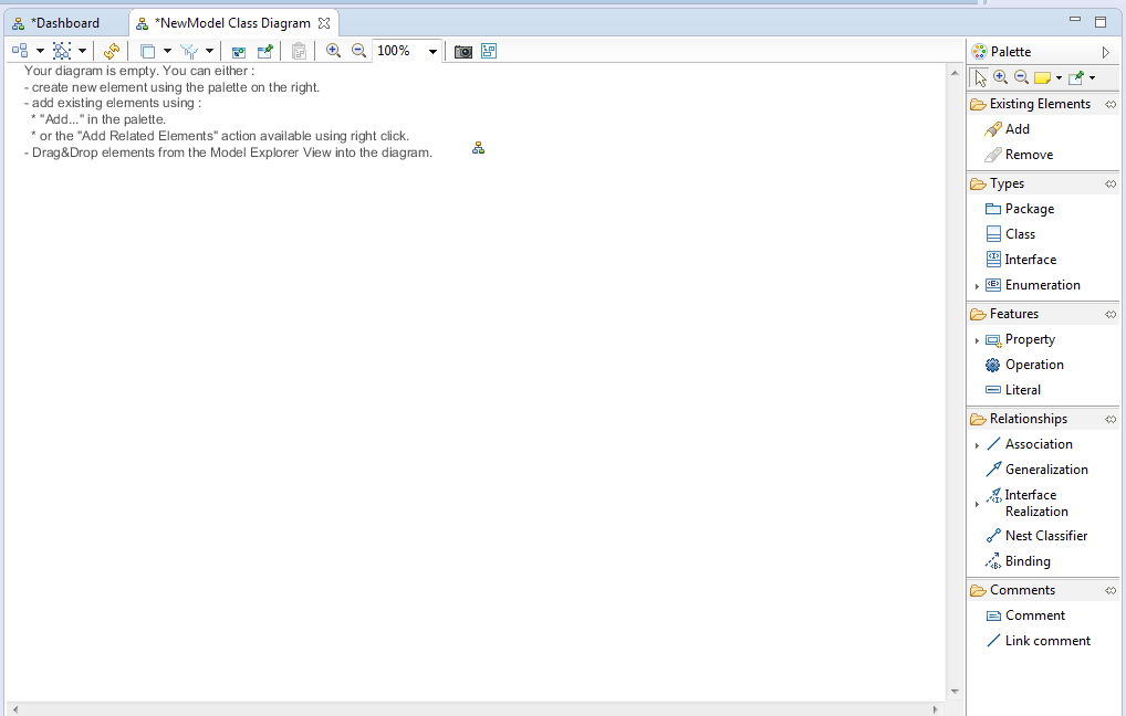 Selección de Class Diagram