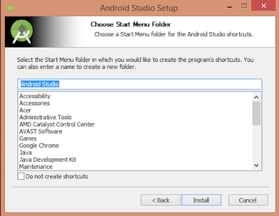 Entrada en el menú de inicio