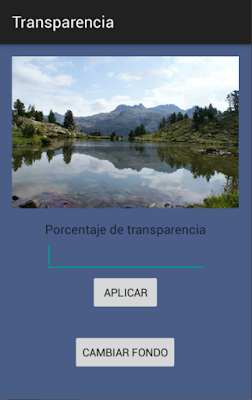 Vista final de la aplicación completa