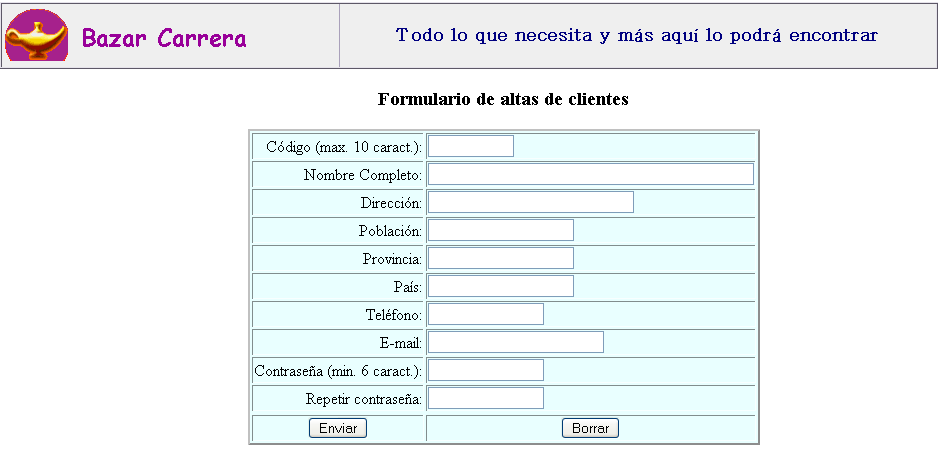 Ejercicio 5 - cadena invertida