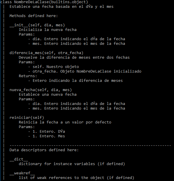 docstring en python 3
